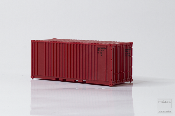 Container 20", rot, DR, TT